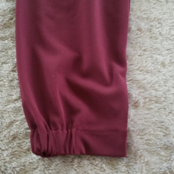 NWT HALSTON WINE DRESS PANTS SZ 1X  CUFF ANKLE - Picture 5 of 6